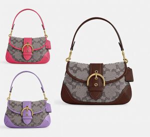 Mode SOHO sacs à bandoulière pour femmes sac sous-axillaire pour femmes conception avancée Texture aisselles sacs à main sacs à main croissant sac de selle