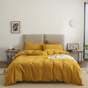 Mode couleur unie couverture de lit arrivée chambre antistatique haute qualité Polyester Texture hiver Match couette housse de couette