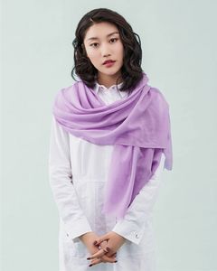 Mode-effen kleur eenvoudige stijl winter warme kwaliteit wol sjaals lente herfst lange zachte pashmina 70 * 200cm