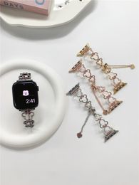 Mode Luxe Band voor Apple Horloge Serie 8 7 6 5 4 3 2 Se Minnie Armband voor Iwatch Ultra 40 44mm 41 45mm 49mm Accessoires