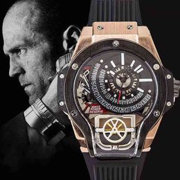 Mode Sport individuel dominateur luxe hommes montres élastique Quartz montres pour hommes montre calendrier 220208234G