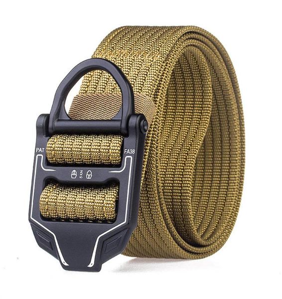 Mode Sport Nouveau Designer Hommes Ceintures Tactiques Ceinture En Nylon Robuste Boucle En Métal Réglable Ceintures Armée Militaire pour Hommes outd3924922