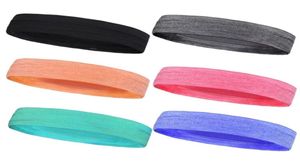 Bandeau de sport de mode Fitness bandes de cheveux en cours d'exécution Yoga bandeau élastique silicone antidérapant accessoires de cheveux chapeaux antidérapant swea9082206