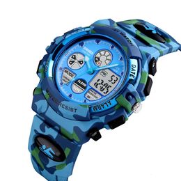 Mode Sport Waterdichte Kinderen Horloges Voor Meisje Jongens SKMEI Merk Digitale LED Alarm Chrono Student Klok Horloges Relogio 240226