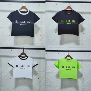 Womens Designer T Shirt Crop Top Letters Gedrukt Tee Zomer T-Shirt Vrouwelijke Casual Korte Mouwen Ronde Hals Tops Maat S-L