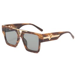Mode Vierkante Vrouwen Liefde Zonnebril Shades UV400 Vintage Mannen Trending Zwarte Oversized Zonnebril Shades UV400