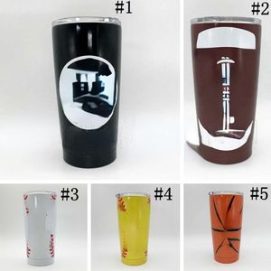 Fashion Rvs Baseball Tumbler Mokken 600 ML Softbal Metalen Cup Reizen Auto Waterfles Vacuüm Geïsoleerde Cups