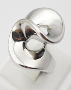 Mode roestvrijstalen sieraden Bohemia Spiraalring Zilver Ringen voor schoonheid Women roestvrijstalen bloemen Keerringen J6871740