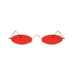 Lunettes de soleil Steampunk à la mode pour hommes et femmes, petit cadre de styliste de style punk ovale, UV400, petites lunettes de soleil étroites pour l'extérieur, avec 225E