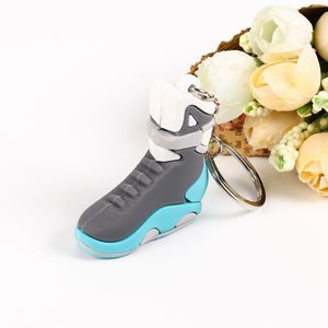 Mode Stereo Sneakers Designer Keychains Button Hanger 3D Mini Basketball schoenen Model Briendje Verjaardagstaart Decoraties Hot verkopen