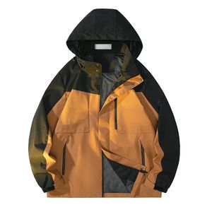 Fashion Storm groot formaat nieuwe herfst heren trend losse kleur matching eenvoudig casual jas waterdichte paar stenen jas kleding