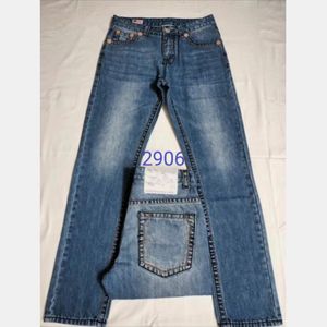 Pantalon de la mode de la mode Nouveau jean élastique True Mens Robin Rock Revival Jeans Crystal Studs Denim Pantal
