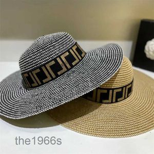 Fashion Straw Hat Designer Heren Dames emmer gemonteerde hoeden Zon Bescherming Zomer Travel Beach Sunhat Luxe brief Large Eaves Caps Cyg24012811-6 Swqo