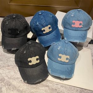 Fashion Street Hats Diseñador de béisbol Capilla de béisbol Guen de mezclilla Béisbol Casquette femenino Ourdoor Sunhat 5 Styles Snapback Capases casuales