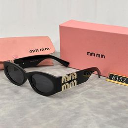 Mode Street zonnebril voor vrouwen Designer Letter Beach -bril Raisaccessoires 7 kleuren