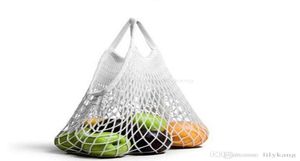 Fashion String Shopping Fruit Vegetables Sac Épicerie Shopper Tote Mesh Net Net Woven Cotton Sac Hand Totes Home Recycled Stor6824488