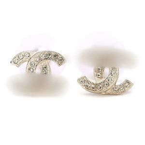 Mode oorbellen vrouw Luxe designer oorbel multi kleuren c brief sieraden vrouwen 18k diamant HuwelijksgeschenkenQ5