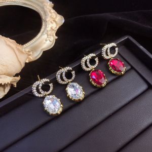 Mode Style Charme Diamant Boucles D'oreilles Boutique Designer Boucles D'oreilles Bijoux Classique Marque Lettre Boucles D'oreilles Conception Haute Qualité Bijoux pour Femmes