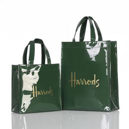 Bolso de gelatina de estilo de moda para mujeres Bag de compras de flores ecológicas ecológicas Bag reutilizable para el hombro de PVC 240401