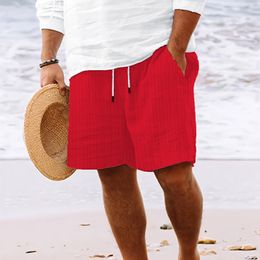 Estilo de moda Men pantalones cortos de playa Trunks Cargo suelto para hombres cortos de tamaño corto dos bolsillos de diseño de diseño de calzoncillos