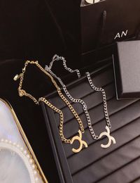 Modestijl Hanger Ketting Luxe Designer Sieraden Geselecteerd Women039s Cadeau Verguld Verzilverd Jongeren Liefde Smal6616958