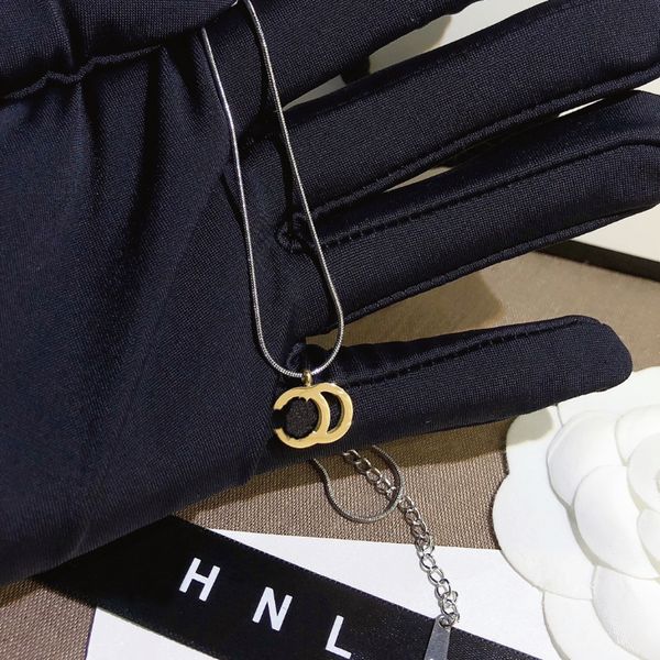 Mode Style Serpent Os Collier De Luxe Marque Bijoux Pendentif Collier 18 Or-Longue Chaîne Populaire Designer Marques Design Accessoires Pour Femmes