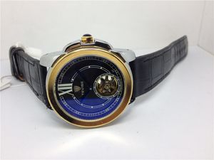 Mode Style TEVISE montre pour hommes de luxe mécanique automatique montre pour hommes volant d'inertie visage noir TE15