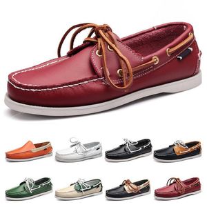 Style mode57 Men de course pour hommes en cuir de style britan