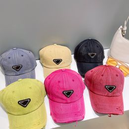 Fashion Summer Ball Caps Designer Man's Street Cap Style Hats Women's Hats 6 Colors