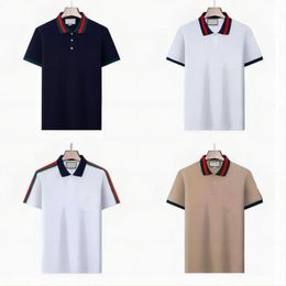 mode été designer polo shirt mens womens luxe gg polo tshirt tops lettre polos broderie t shirt vêtements tshirt à manches grands t-shirts polos