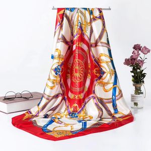 Mode- Été Designer Femme Marque Écharpe Haute Qualité 100% Foulards en soie Impression classique Foulards pour femmes S-666B