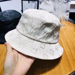 Fashion Summer Fisherman Hat heren en dames zwart -wit Lafite Straw hoed paar hoed casual hoed ontwerper verstelbaar