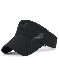 Fashion Summer Jogging Golf Sun Visor Cap pour hommes Femmes Séchure rapide Sporture Sport des œillets Sport de course Visors de taille réglable 7229208