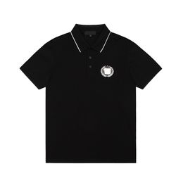 Shirts de créateurs pour hommes de la mode Bouton Polo Bouton Down Fashion Brand de mode de haute qualité Herme Mens Sportswear Casual Polo T-shirt Slim Fit Designer T
