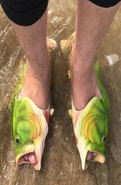 Fashion Summer Shoes Men Sandales Slippers Funny Splippers Adult Mens Fish Flip Flops Sandals Rubber Beach Breathable Nouveauté Slippers4869567