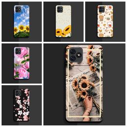 Moda Sunflower Heart Love Funda de TPU suave para Iphone 15 Plus 14 Pro MAX 13 12 11 XR XS 8 7 iPhone15 Phone15 Lovely Lover Silicona Flor Teléfono celular móvil Contraportada Piel