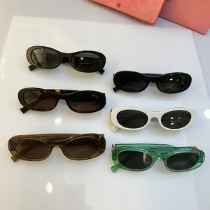 Gafas de sol de moda Diseñador MM Top Women Tortoise Shell Sun Gafas de sol estilo Europeo Americano Nuevo Sol Ovalado Marco de acetato Gogas UV400 Sombras con caja