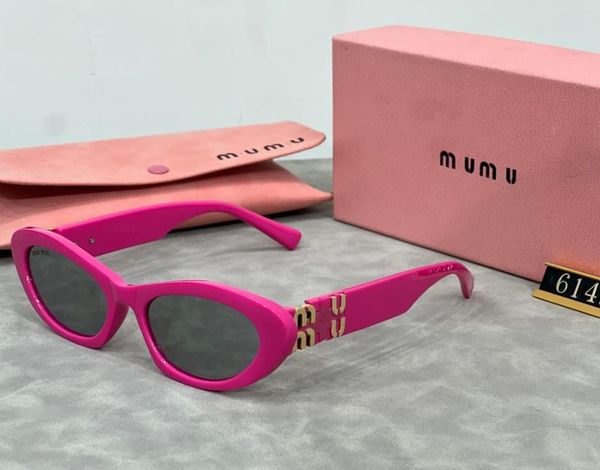 Gafas de sol de moda Diseñador de gafas de sol de marca Mumu Mamas de moda para hombres y mujeres Gafas de sol al aire libre Explosión ordenada Reconocimiento de la biblioteca académica de álgebra Give