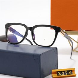 Mode Sonnenbrillen Brillen Designer Metallrahmen Glasse für Frauen Männer Doppel Klare Gläser Glas Pilot Brillen Transparente Farbe240l