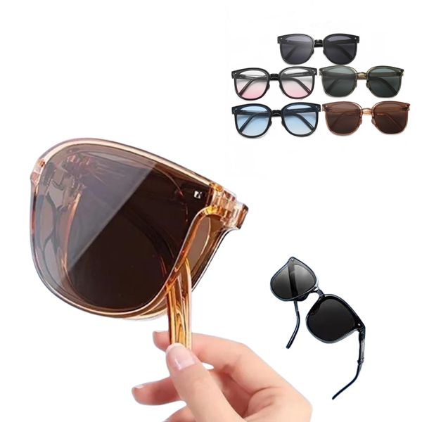 Lunettes de soleil de mode pliables pratiques lunettes de soleil style de poche Protection UV parasol lunettes lunettes soleil classique voyage en plein air