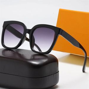 Gafas de sol de moda para hombres Retro Big Frame Brand Glases Sun Glass Square Se anteo con caja y empaque352k