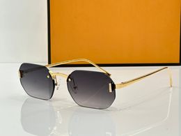 Lunettes de soleil de mode pour hommes femmes 4075 US Designer d'été en métal élégant style de rue anti-ultraviolet UV400 plaque populaire lunettes à lentilles hexagonales boîte aléatoire