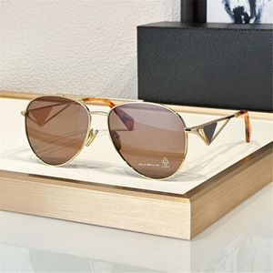 Lunettes de soleil de mode pour hommes femmes 73Z Lunettes rétro Designers Voyage en plein air Style de plage Lunettes Protection UV Anti-Ultraviolet Ovale Métal Plein Cadre Boîte Aléatoire