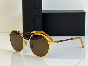 Lunettes de soleil de mode pour hommes femmes H014 Designer d'été rond en métal élégant style de rue anti-ultraviolet UV400 plaque rétro lunettes à monture complète boîte aléatoire 014