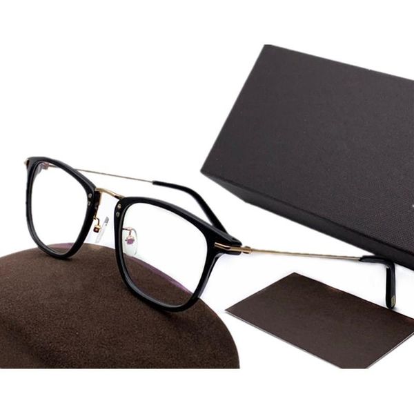 Mode lunettes de soleil cadres 0672 hommes lunettes cadre rectangulaire lunettes 51-21-145 importé planche métal pont pour lunettes prescription Fulls