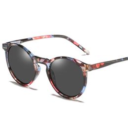 Mode Zonnebril Frames 2023 Gepolariseerde Mannen Vrouwen Merk Designer Retro Ronde Zonnebril Vintage Mannelijke Vrouwelijke Bril UV400 Gafas De Sol 230831