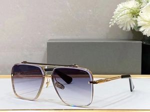 Gafas de sol de moda Marcos A DITA Mach Six Top Diseñador original para hombre hombre moda retro marca de lujo diseño de anteojos mujer gafas de sol Metal con caja