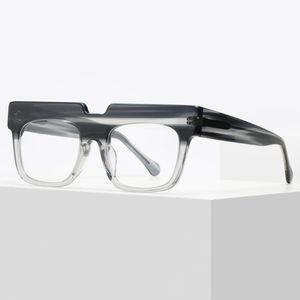 Lunettes de soleil de mode Frames acétate Eyeglass Eyeglass Full Rim Clear Lenses Vintage Oversize Cat Eye Men Women Unisexe 243J