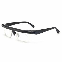 Mode Zonnebril Frames Verstelbare Strength Lens Eyewear Variabele Focus Afstand Zoomglazen Diopter Range -6.0 tot +3.0 Mannen Dames Unisex