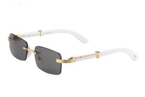 Lunettes de soleil de mode Cadres Buffalo Horn Lunettes Hommes Vintage Millionaire Conduite Designer Lunettes pour Hommes Lunettes De Sport Styles D'été Attitude Oculos FeMale